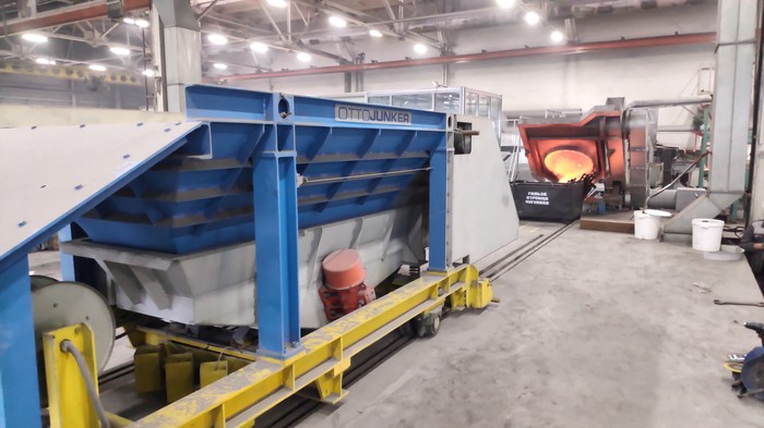Start-up of the OTTO JUNKER melting plant MFT 2x3000 tons at JSC KMZ