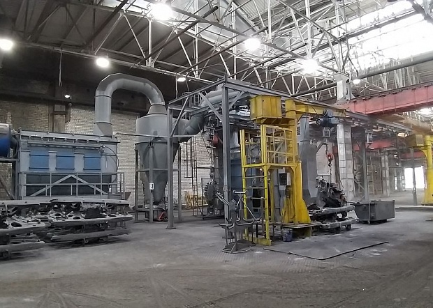 Start up of the 1st phase at JSC Bezhitskaya Steel of the new STEM shot blasting equipment