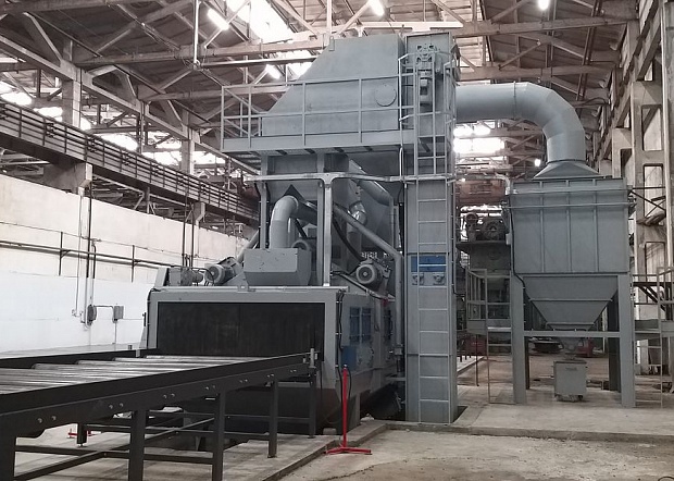 Start up of new STEM shot blasting machine at JSC Bryansk Automobile Plant