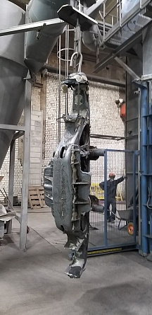 Запуск 1ой очереди на АО ПО Бежицкая сталь нового дробеметного оборудования STEM