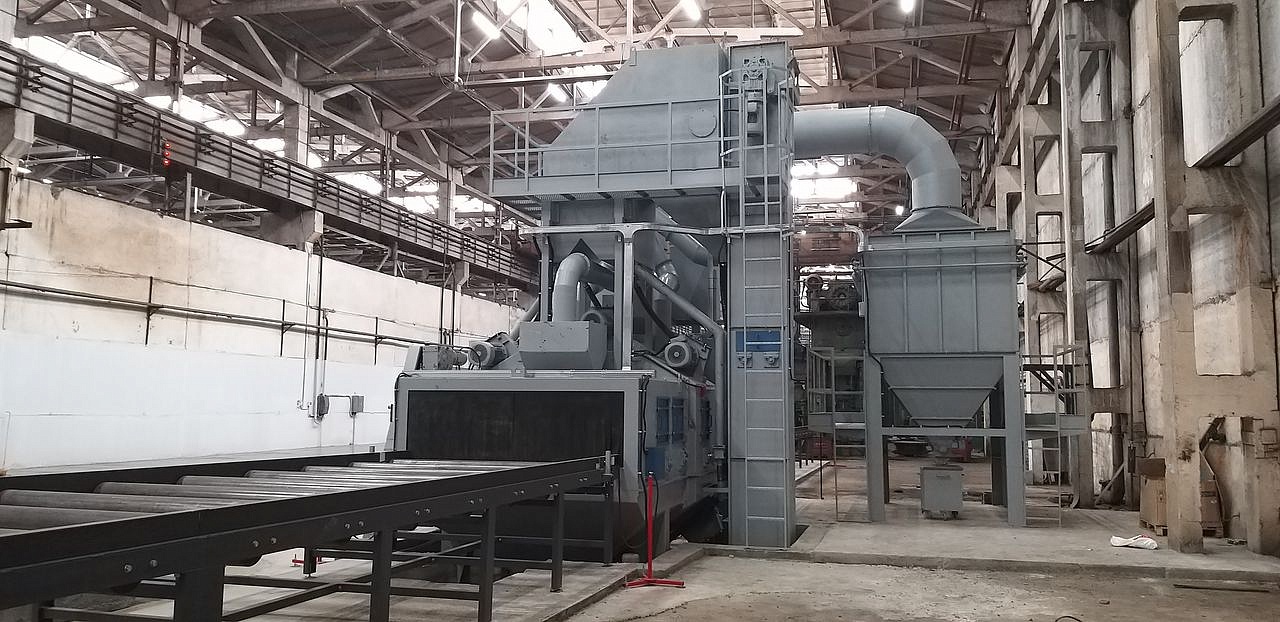 Start up of new STEM shot blasting machine at JSC Bryansk Automobile Plant