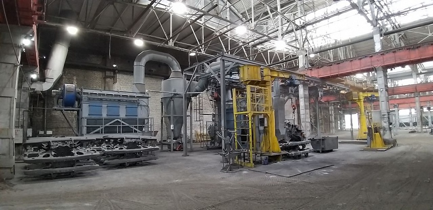 Start up of the 1st phase at JSC Bezhitskaya Steel of the new STEM shot blasting equipment