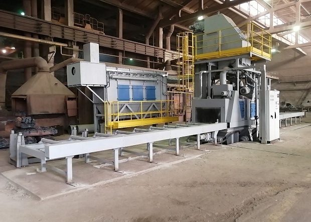 Start up of a new STEM shot blasting machine at JSC Muromsky Switch Plant