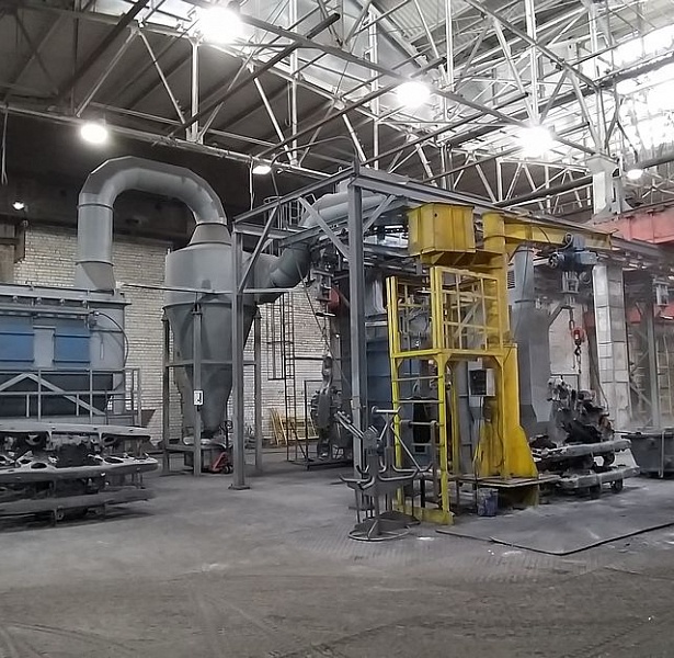 Start up of the 1st phase at JSC Bezhitsky Steel of the new STEM shot blasting equipment