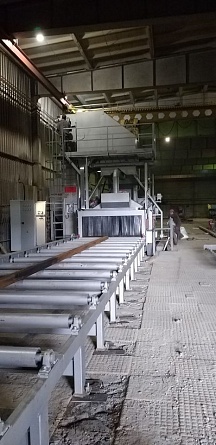 Запуск на ООО УЗМК новой  дробеметной установки STEM