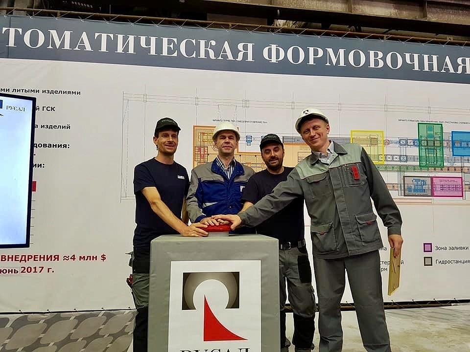 Started up KUTTNER SAVELLI molding line at RUSAL plant