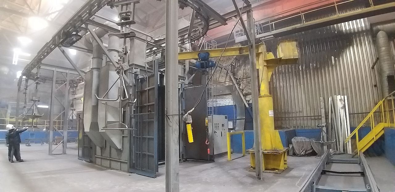 Start up of the 2nd phase at JSC Bezhitsky Steel of the new STEM shot blasting equipment