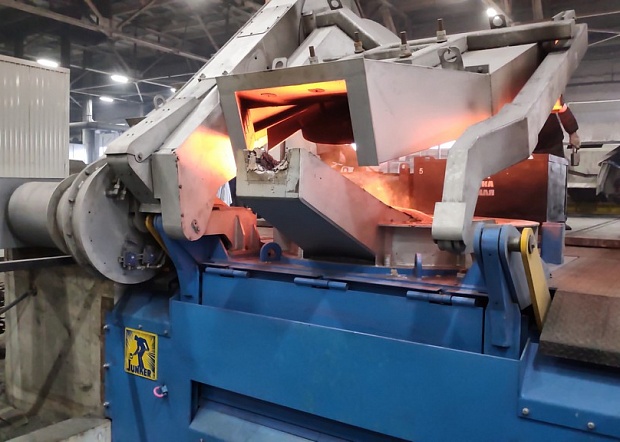 Start-up of the OTTO JUNKER melting plant MFT 2x3000 tons at JSC KMZ