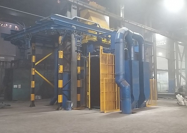 JSC VKM-STEEL started-up STEM shotblasting machine