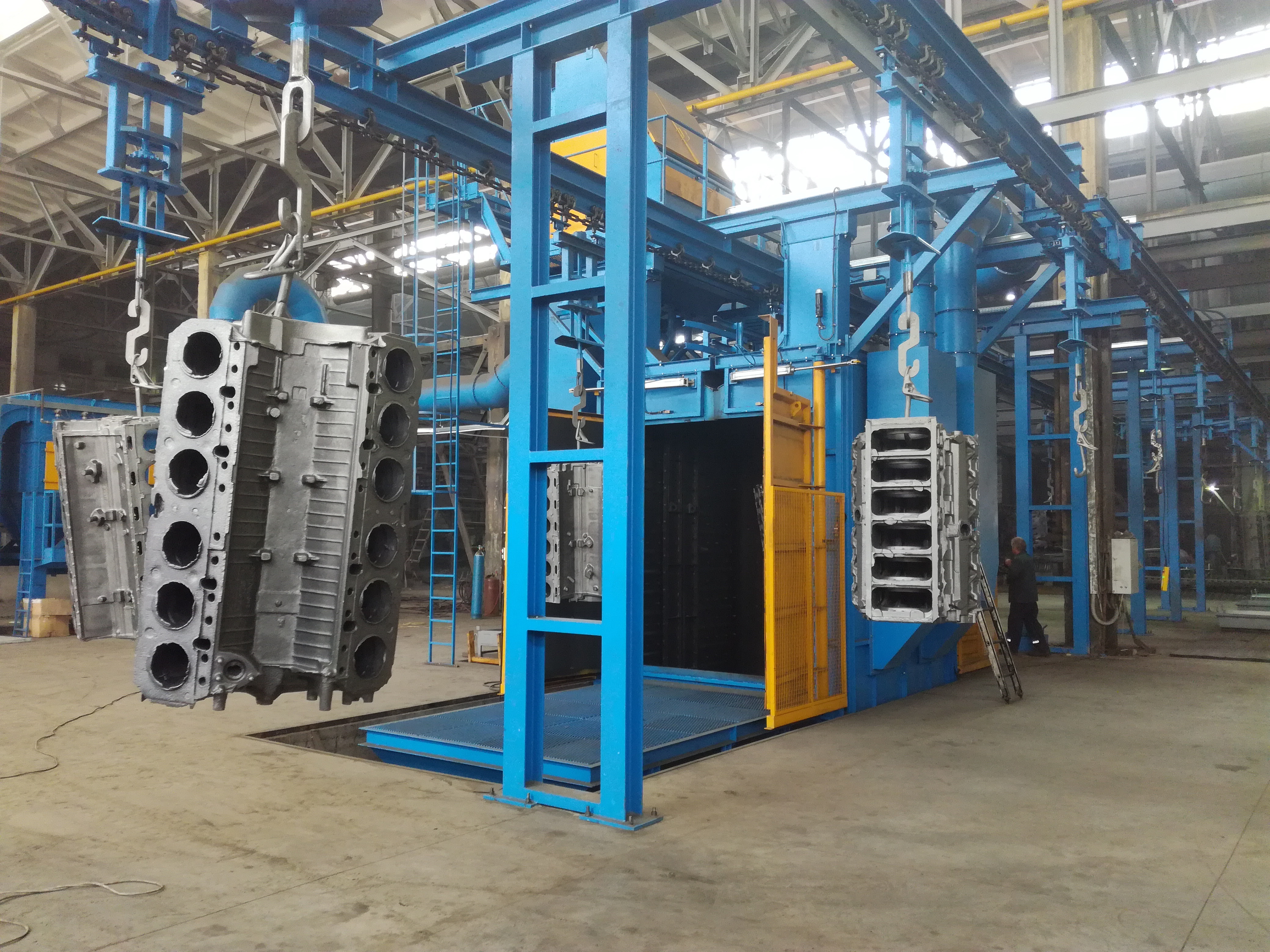 TMZ plant started three STEM shot blasting machines 