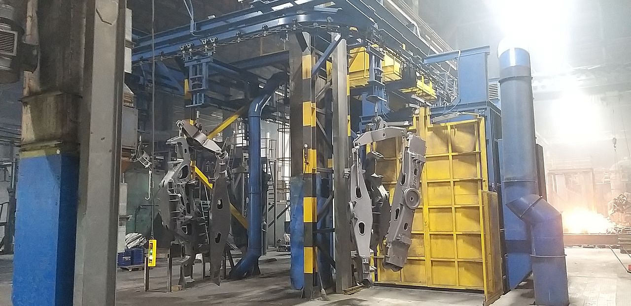 JSC VKM-STEEL started-up STEM shotblasting machine