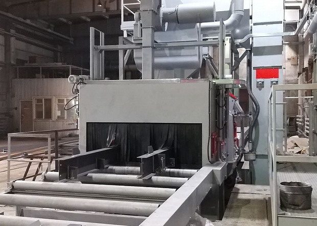 Start up of new STEM shot blasting machine at JSC USP