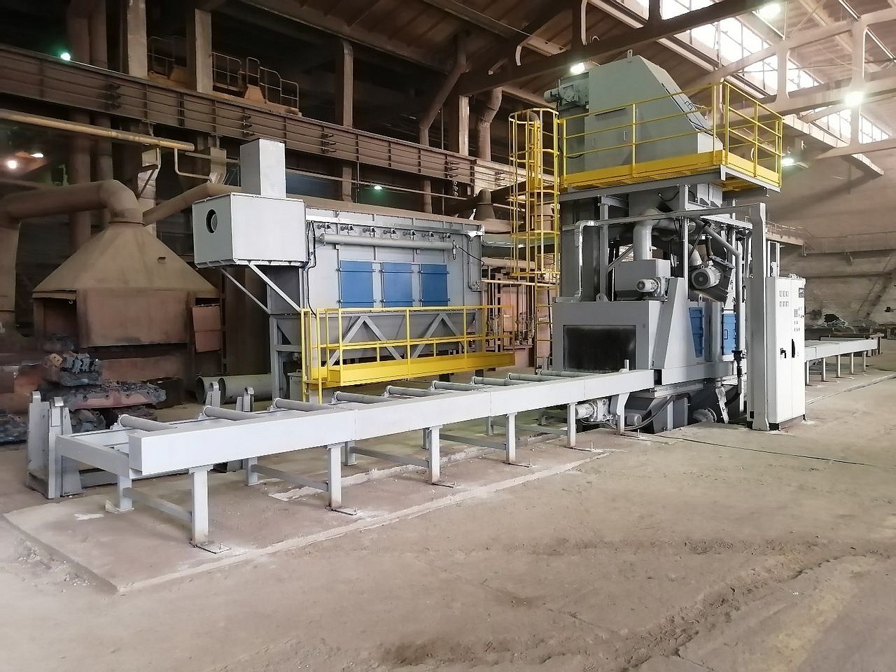 Start up of a new STEM shot blasting machine at JSC Muromsky Switch Plant