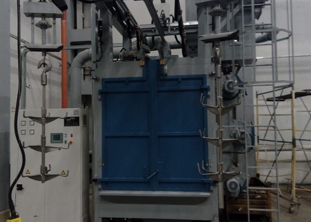 TMP plant started up STEM shot blasting machine for aluminum castings