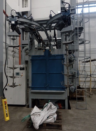 TMP plant started up STEM shot blasting machine for aluminum castings