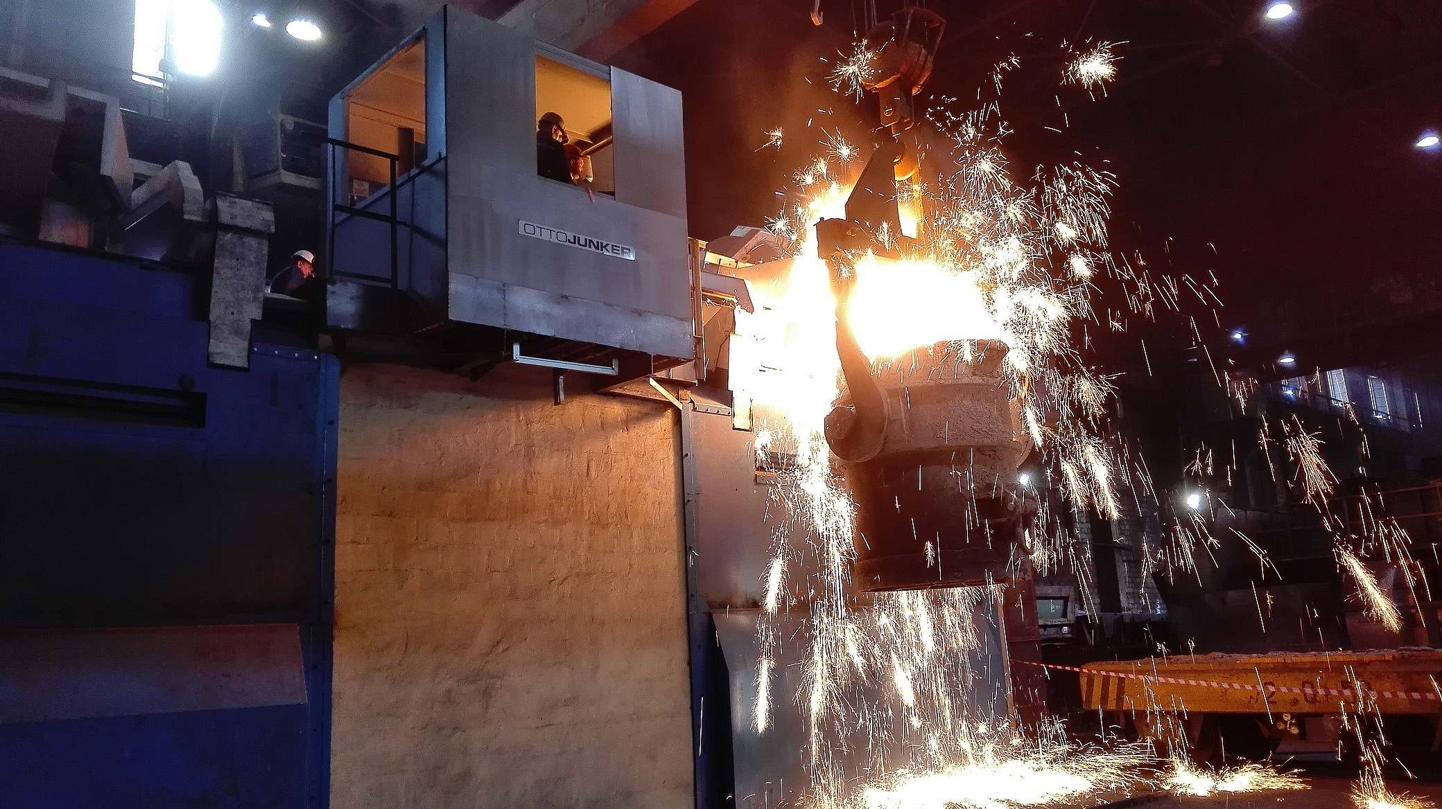 KRMF plant started up the powerful melting plant produced by OTTO JUNKER