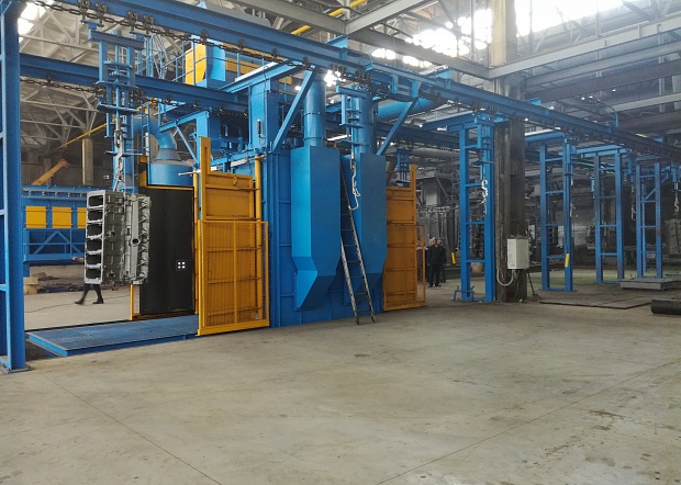 TMZ plant started three STEM shot blasting machines
