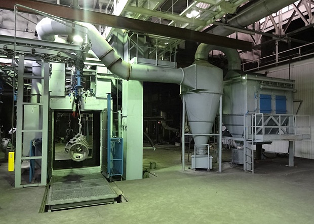 JSC YMZ started-up 2 shot blasting machines STEM throughput type